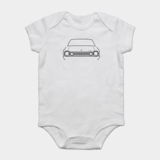 AMC Hornet classic car black outline graphic Baby Bodysuit